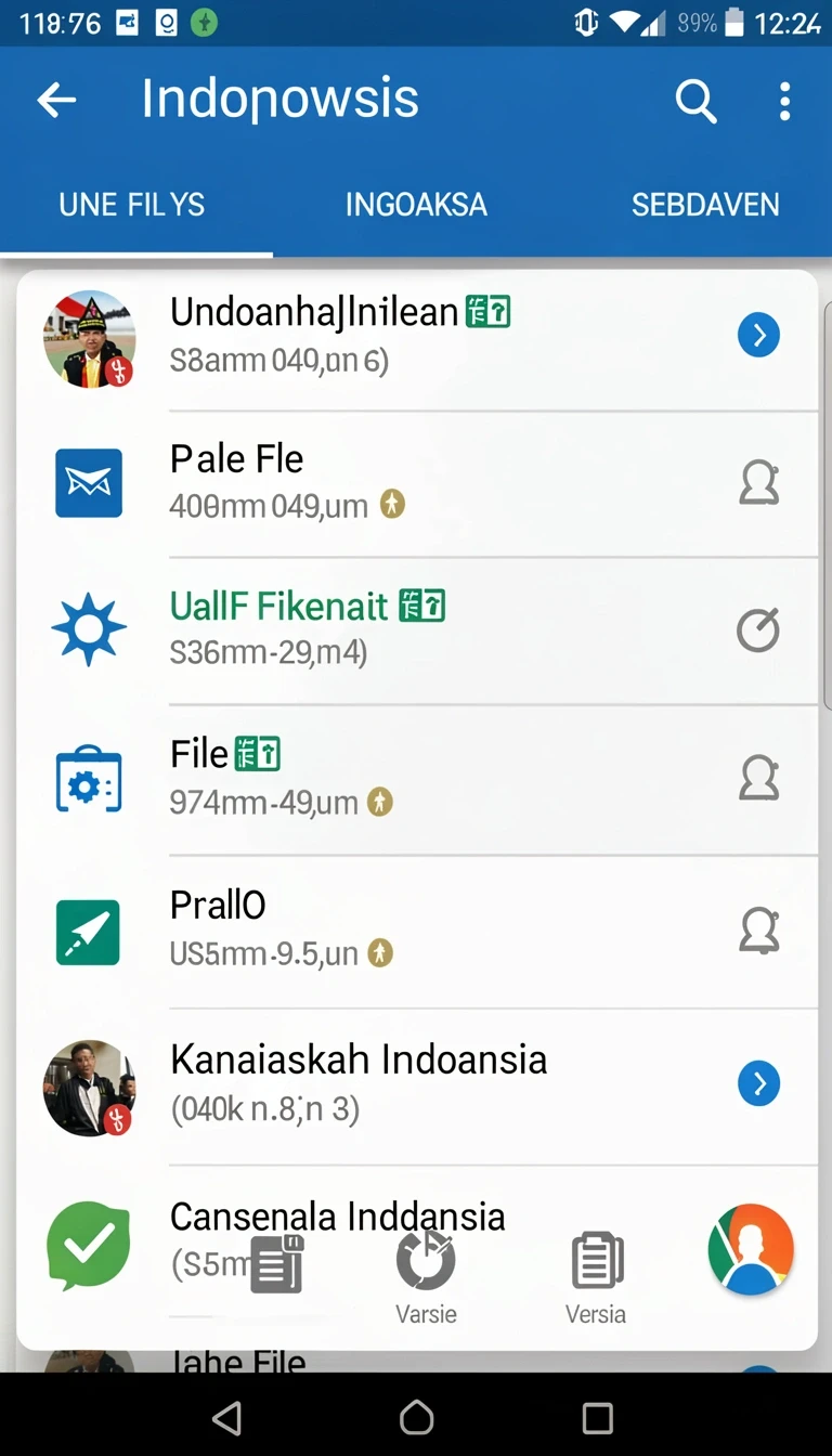 Tampilan utama aplikasi senior4d App: Info, Rating, dan Link Download yang intuitif dan efisien.