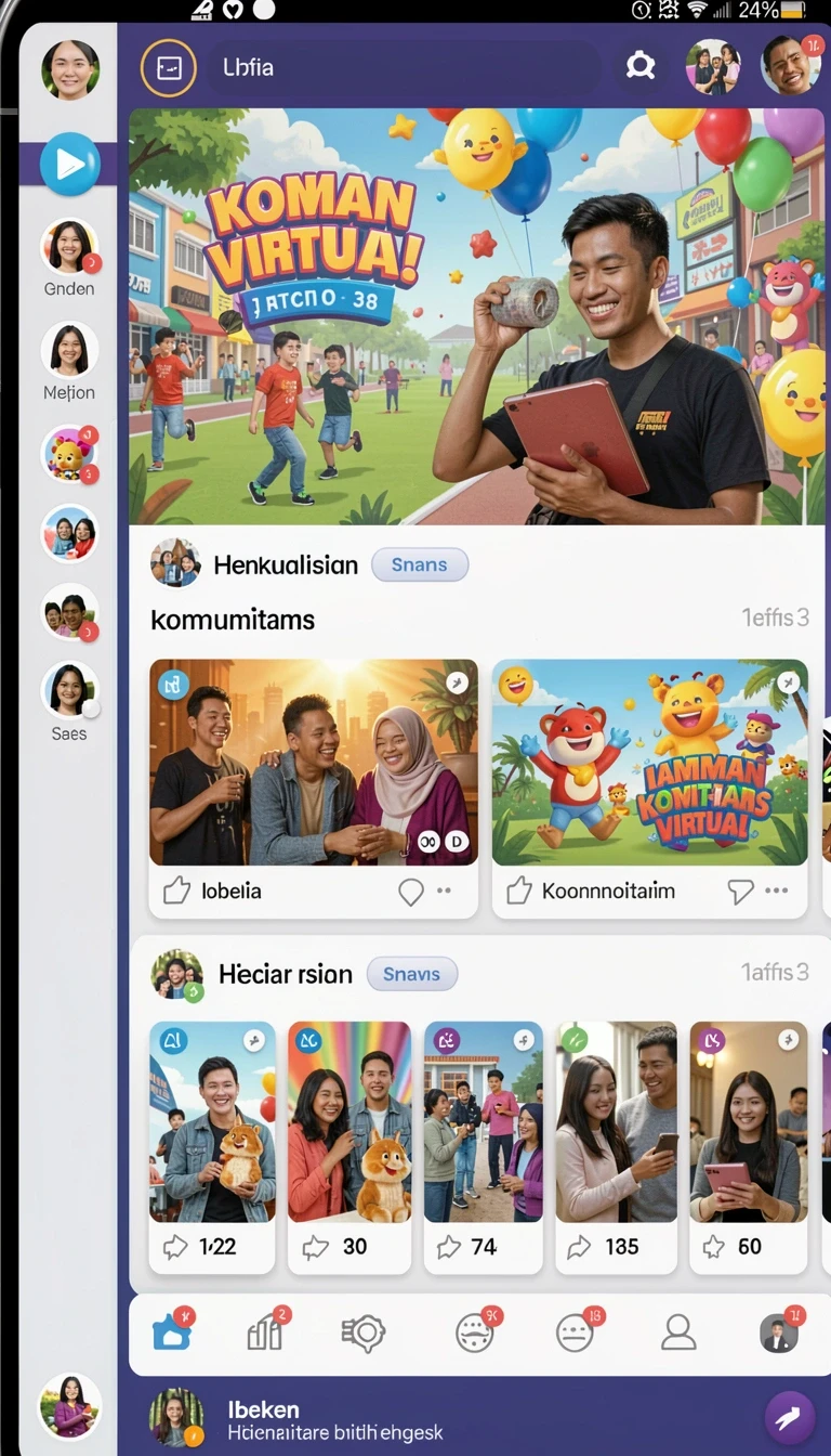Tampilan utama aplikasi Download Aplikasi rajawalitoto Terbaru untuk HP Android yang intuitif dan efisien.