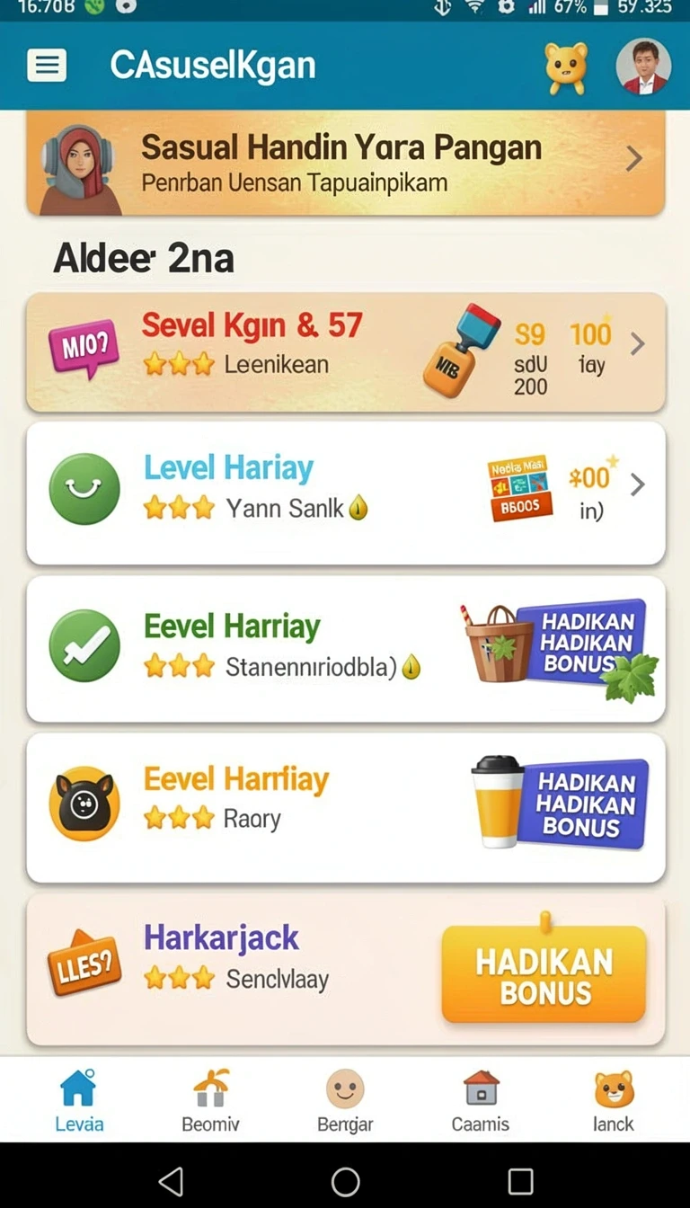 Tampilan utama aplikasi Download Aplikasi angkabet Terbaru untuk HP Android yang intuitif dan efisien.
